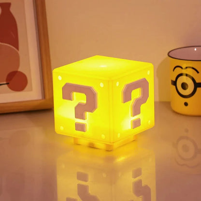 HOMEFISH LED Question Mark Night Light With Music Anime Peripheral Children's Bedroom Bedside Lamp USB Rechargeable Gift Beauty World Shop