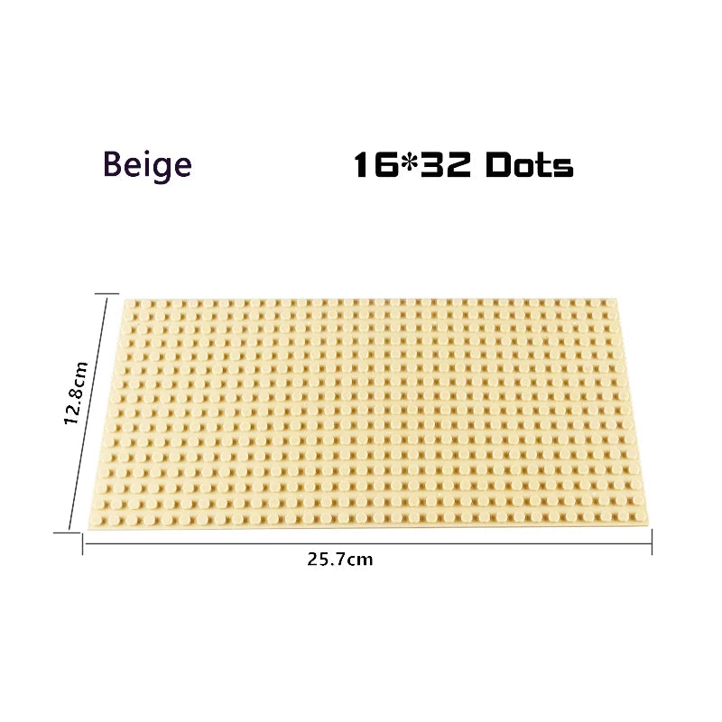 32x32x16x16 Dots Classic Base Plates MOC DIY Plastic Bricks Baseplates City Dimensions Building Blocks Figures Construction Toys Beauty World Shop