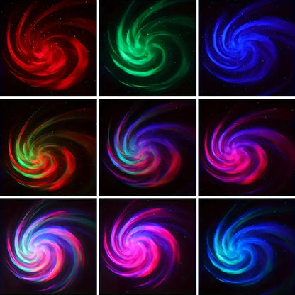 LED NightLights Galaxy Projector Remote Control 5V USB Rechargeable Starry Sky Lamp DMX Sound Active 7 Modes for Kids Room Decor Beauty World Shop