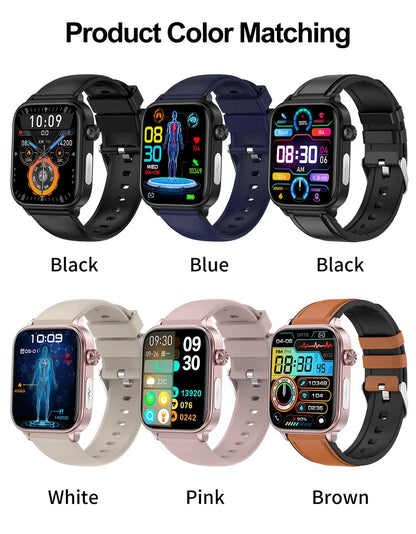 2025 New 24-Hour Health Monitoring Smart Watch Men Uric Acid Blood Lipids Heart Rate Bluetooth Call Smartwatch Women Beauty World Shop
