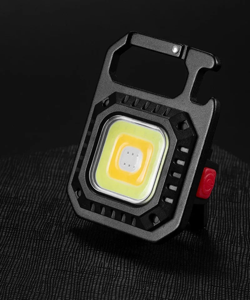 Mini LED Flashlight Magnetic COB Outdoor Camping Pocket Work Light 800 Lumens USB Rechargeable 7 Modes Spotlights Beauty World Shop