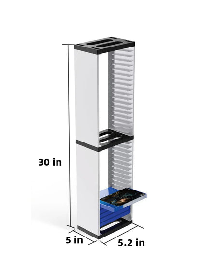 DATA FROG Host Disc Double-layer Storage Box Holder For PS5/PS4/Switch Disc Shelf for Xbox Series X Holder Accessories Beauty World Shop