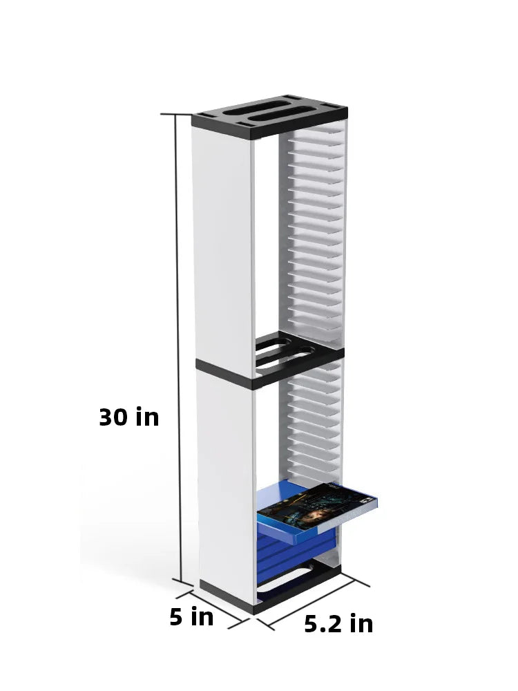 DATA FROG Host Disc Double-layer Storage Box Holder For PS5/PS4/Switch Disc Shelf for Xbox Series X Holder Accessories Beauty World Shop