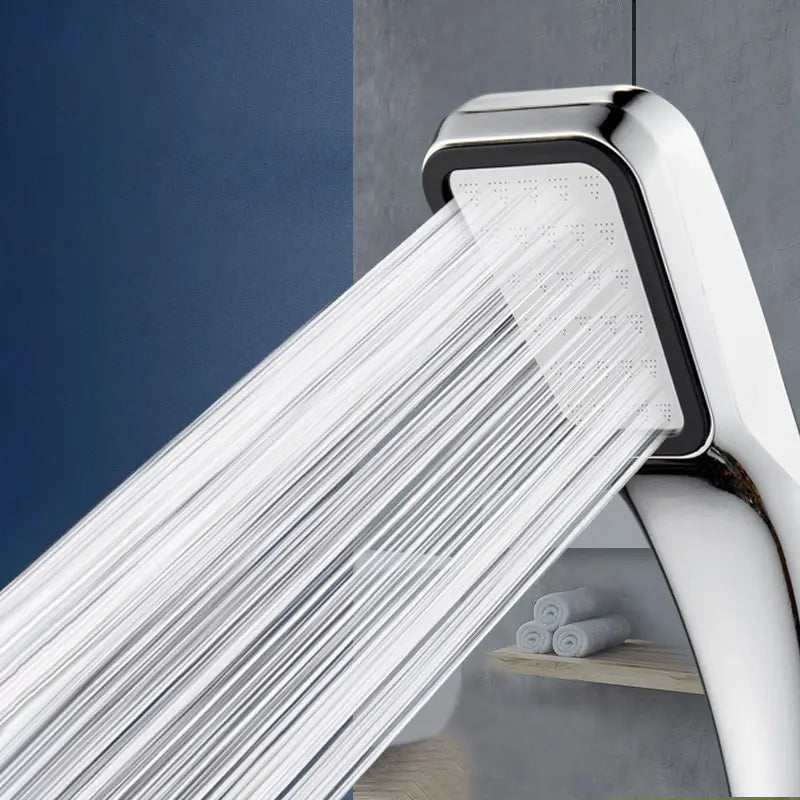300 Holes Pressurized Showerhead Hand Hold Square Shower Head Water Saving Rainfall Spray Nozzle Bathroom Accessories Beauty World Shop