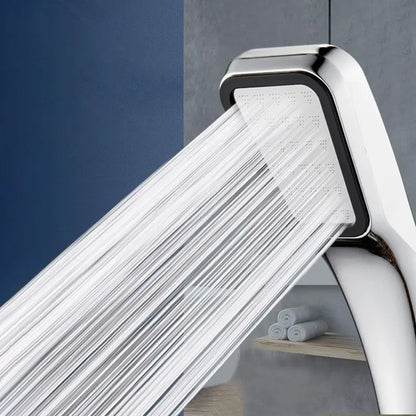300 Holes Pressurized Showerhead Hand Hold Square Shower Head Water Saving Rainfall Spray Nozzle Bathroom Accessories Beauty World Shop