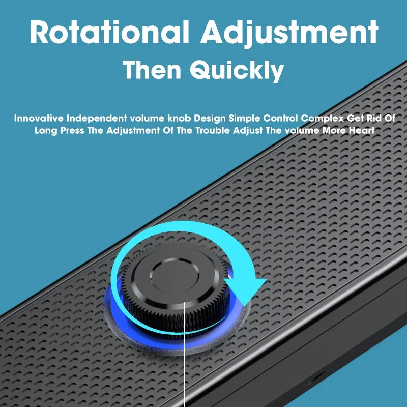 Wired Wireless Bluetooth Speaker Sound Box Bar Soundbar Computer PC TV Laptop Desktop Music Portable Caixa De Som Audio System Beauty World Shop
