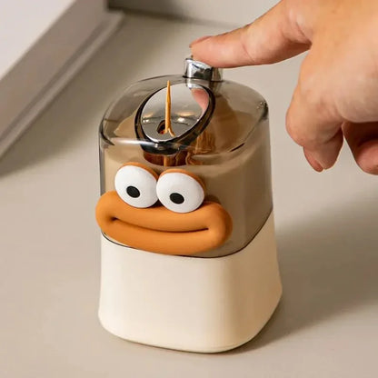 Creative Toothpick Storage Box Automatic Pop-up Toothpick Box Home Living Room Dining Room Push-type Toothpick Holder Beauty World Shop