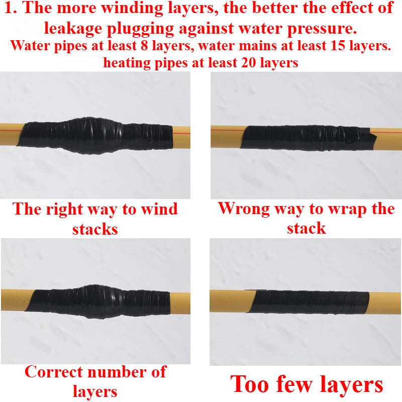 Super Strong Waterproof Stop Leaks Seal Repair Performance Silicone Adhesive Insulating Duct Tapes Beauty Fashion