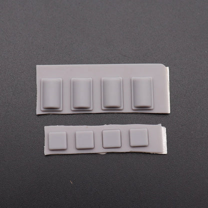 For Nintendo Console WII Non-slip Rubber Pad Dust Plugs Screw Feet Cover Replacement