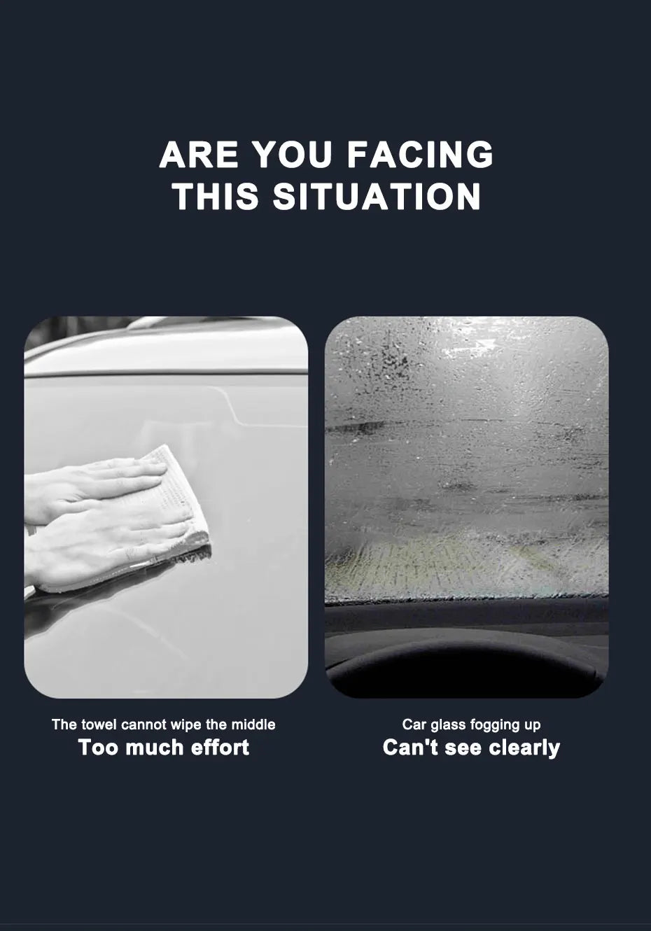 SEAMETAL Car Front Windshield Defogging Brush Telescopic Long handle Car Household Glass Clean Brushes Dust Remover Tool Beauty World Shop