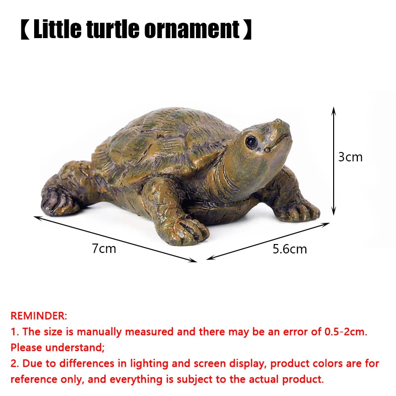 Charming Turtle Statue Mini Turtle Statue Mini Landscape Decoration Perfect For Aquarium Fairy Garden Home Decoration Beauty World Shop