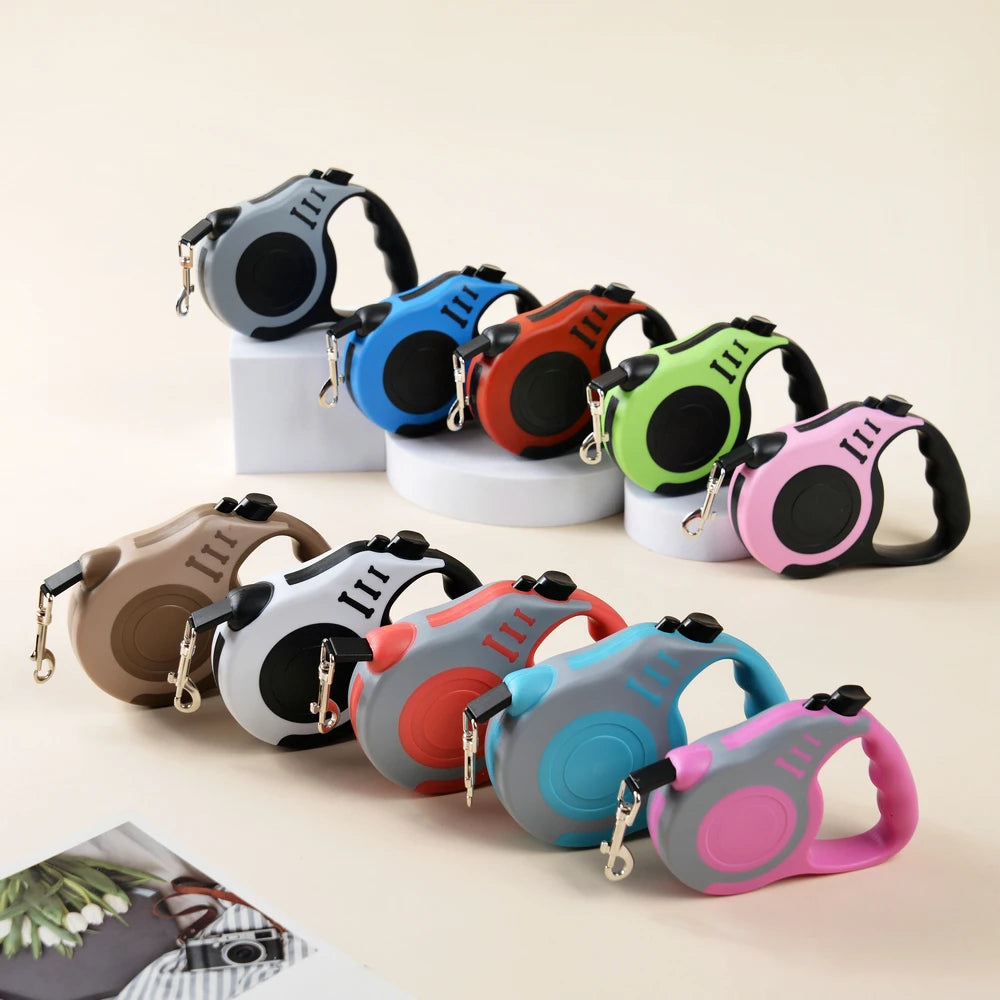 3m 5m Dog Leash Lead For Small Medium Dogs Cats Automatic Retractable Strong Nylon Puppy Traction Rope Chihuahua Pet Supplies Beauty World Shop