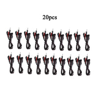 20pcs 2pin black