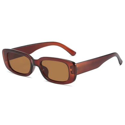 Retro Small Square Sunglasses Men and Women Trendy European and American Fashion Street Shot Sunglasses UV Proof Glasses Beauty World Shop