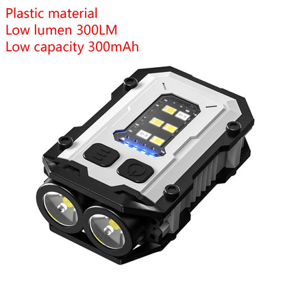MINI USB Rechargeable LED Flashlight Portable Tail magnet flashlight Super Bright Camping Lantern Side COB emergency light Beauty World Shop