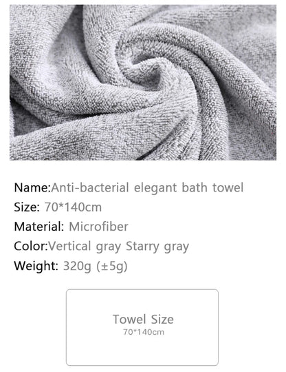 1PCS Thickened Bath Towels for The Body Microfiber Towel for Gym Sports Shower Robe for Spa Beath Home Beauty World Shop