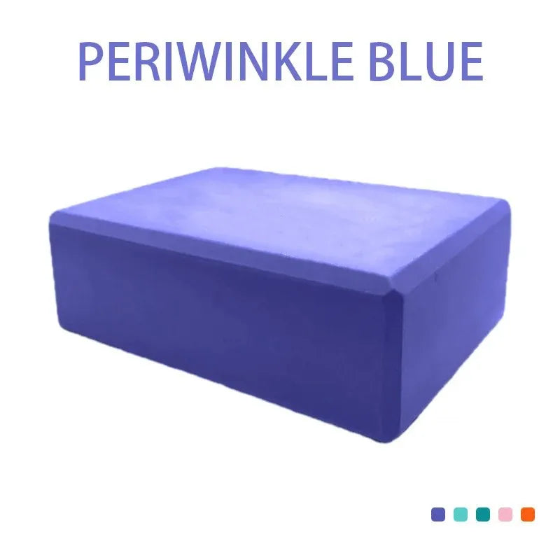 1pc High Density Yoga Foam Blocks Non-slip Solid Color Yoga Balance Fitness Dance Supplies For Yoga Pilates And Meditation Beauty World Shop