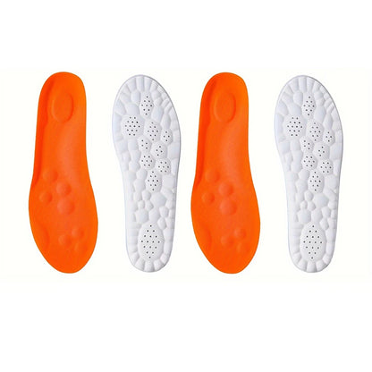 1Pair/2Pairs/4Pairs High Elasticity Latex Sport Insoles Soft Shoe Pads Arch Support Orthotic Insoles Breathable Deodorant Insole Beauty World Shop
