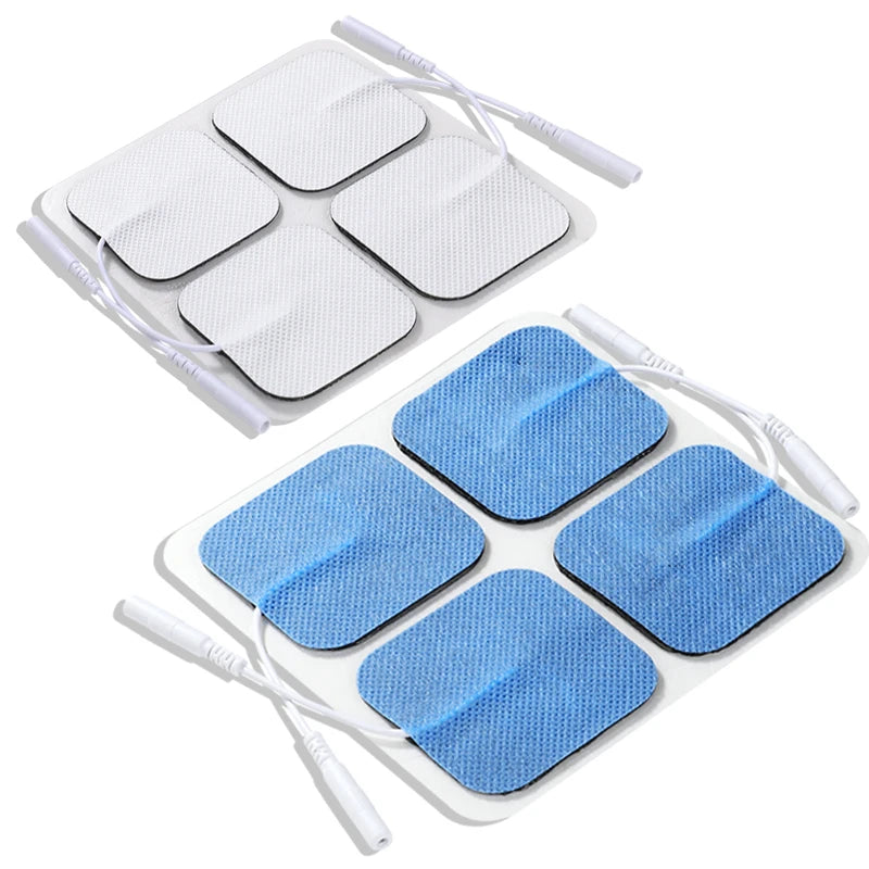 20/10-Pack 5x5cm Non-woven Electrode Pads Reusable for Muscle Stimulator TENS Acupuncture Digital Massage Machine Beauty World Shop