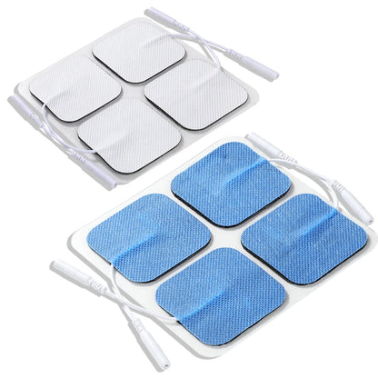 20/10-Pack 5x5cm Non-woven Electrode Pads Reusable for Muscle Stimulator TENS Acupuncture Digital Massage Machine Beauty World Shop