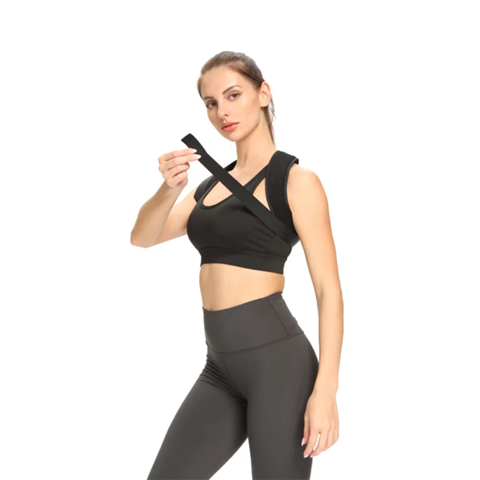 Adjustable Back Shoulder Posture Corrector Belt Clavicle Spine Support Reshape Your Body Home Office Sport Upper Back Neck Brace Beauty World Shop