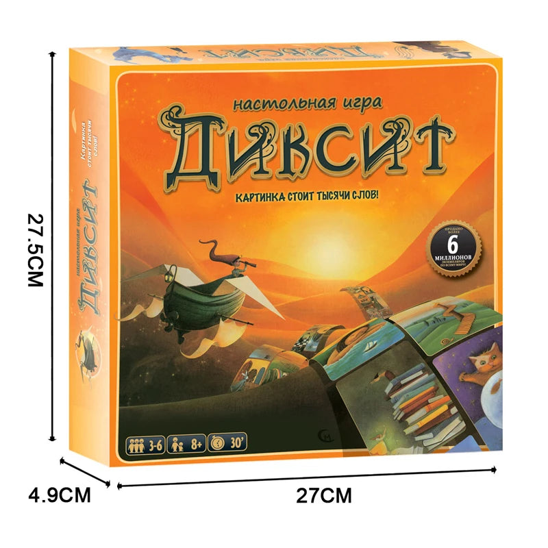 Диксит Board Game  Russian Board Game A picture is worth a thousand words   Диксит Card Family Dinner Party Beauty World Shop