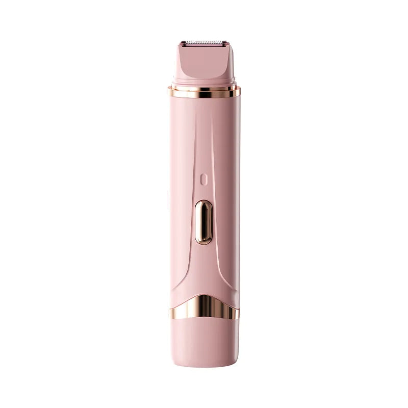 HOMEFISH 2in1 Electric Razor for Women Painless Hair Removal Rechargeable Body Mustache Epilator Shaver Beauty World Shop