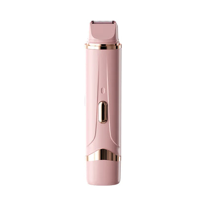 HOMEFISH 2in1 Electric Razor for Women Painless Hair Removal Rechargeable Body Mustache Epilator Shaver Beauty World Shop