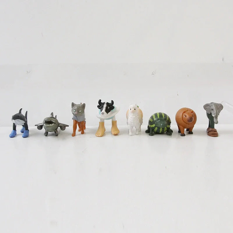 8/24Pcs Fun Italian Brainrot Action Figure Set Tung Tung Sahur Tralalero Tralala Bombardino Crocodilo Figures Model Toy Gifts Beauty World Shop