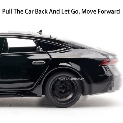 1:32 Audi RS7 Sportback Model Toy Cars Alloy Diecast 6 Doors Opened with Pull Back Rubber Tires Ornament Vehicle Toys Gifts Beauty World Shop