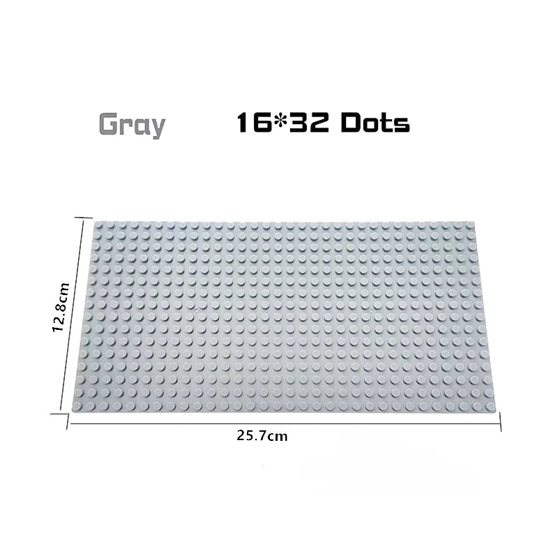 32x32x16x16 Dots Classic Base Plates MOC DIY Plastic Bricks Baseplates City Dimensions Building Blocks Figures Construction Toys Beauty World Shop