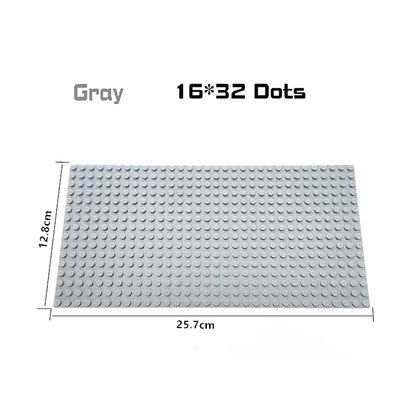 32x32x16x16 Dots Classic Base Plates MOC DIY Plastic Bricks Baseplates City Dimensions Building Blocks Figures Construction Toys Beauty World Shop