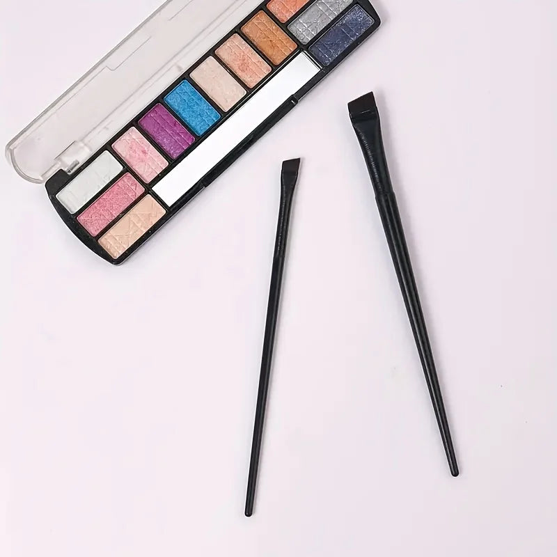 2PCS blade eyeliner brush superfine eye contour makeup brush fine eyeliner Beauty World Shop