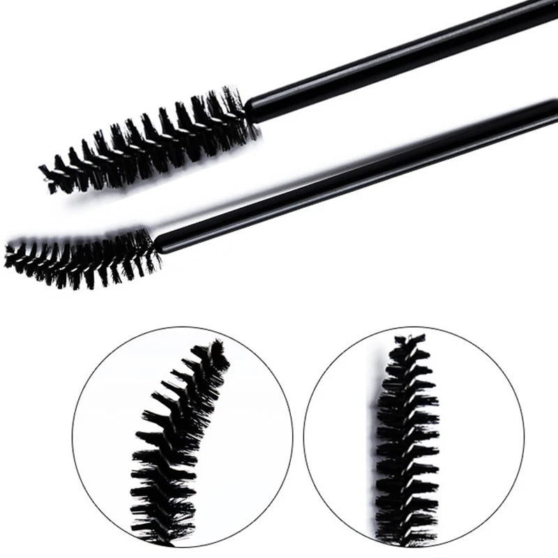500/1000PCS Eyelashes Brushes Set Wholesaler Lash Mascara Brush For Lashes Extension Eyebrow Wands Applicator Makeup Tools Beauty World Shop