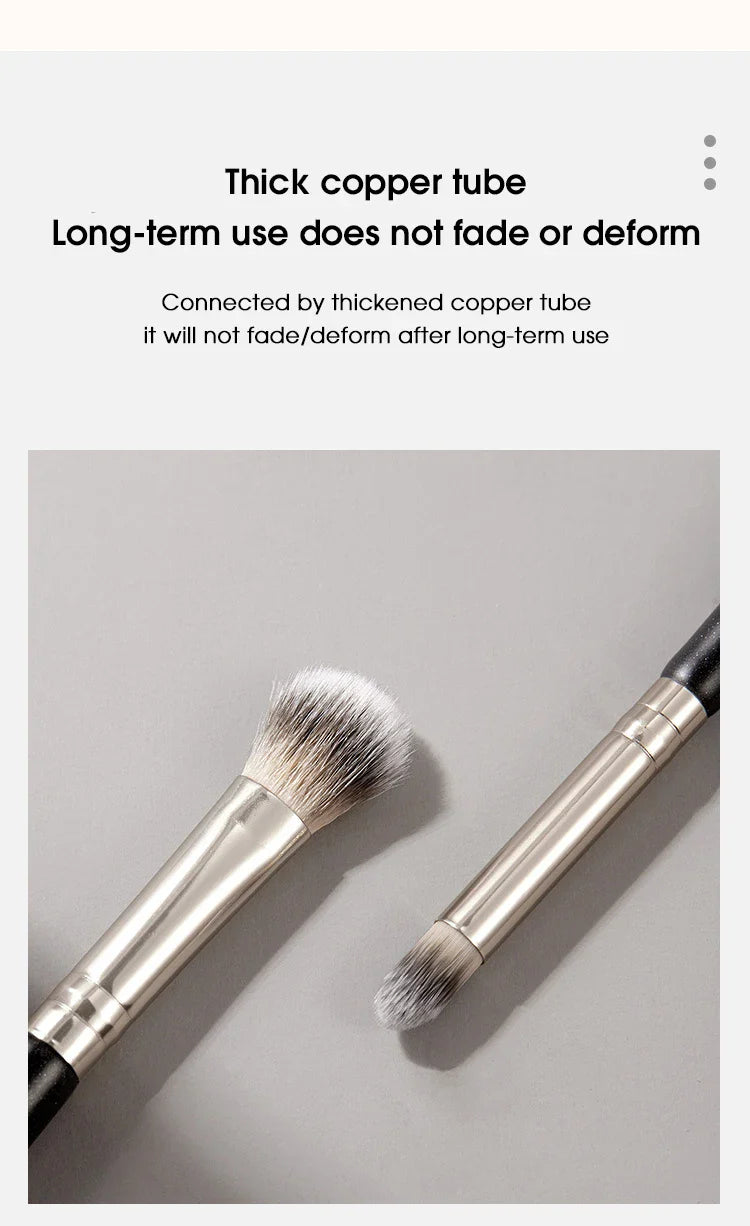 Double-headed painting eyeshadow brush novice makeup brush soft hair does not eat powder natural dizzy dye easy makeup Beauty Trend Shop