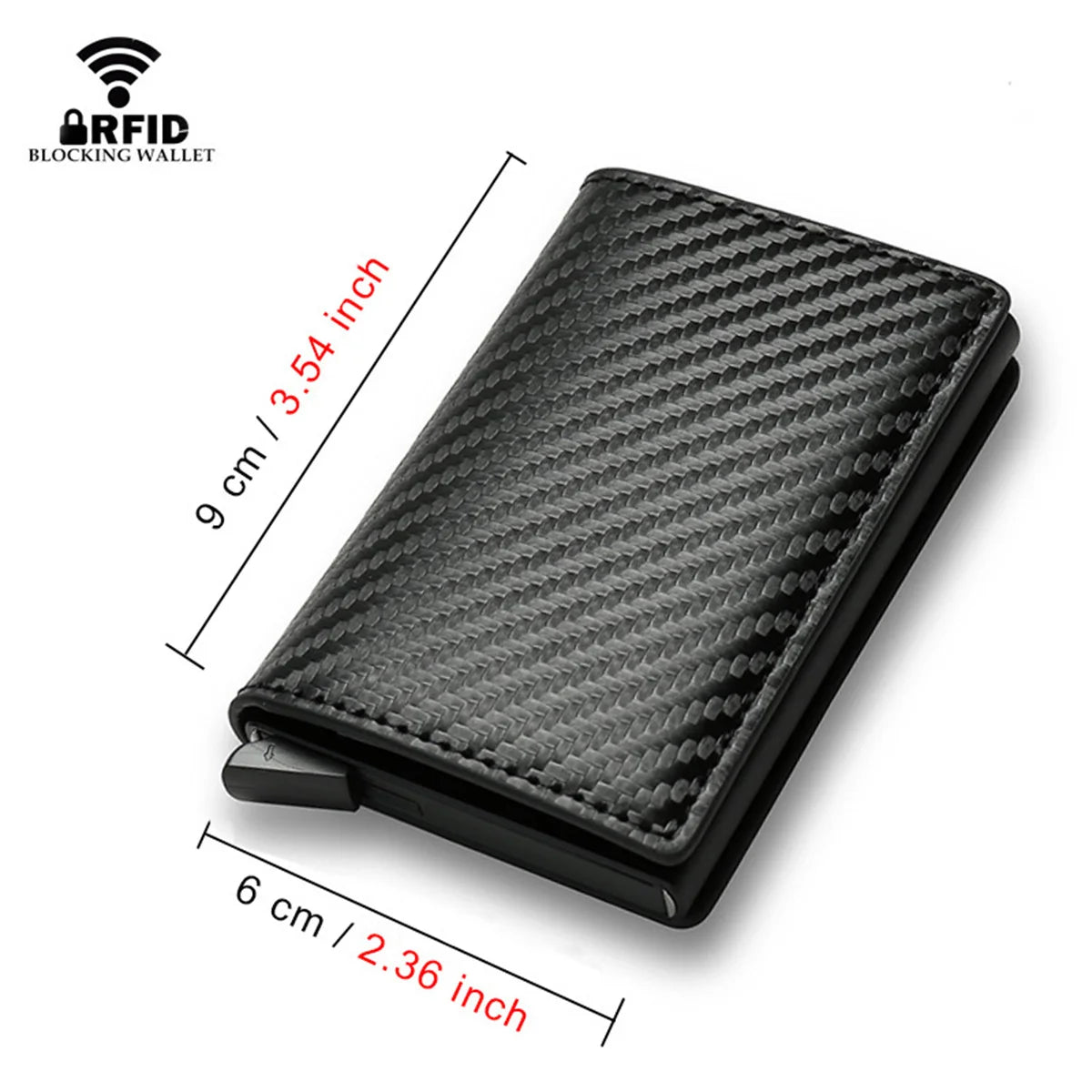 Anti Thief Rfid Credit Card Holder Smart Minimalist Wallet Pocket Men Women Slim Cardholder Bank Cash Creditcard Case Bag Purse Beauty World Shop