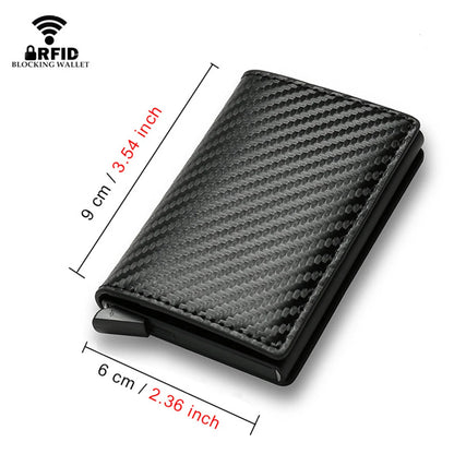 Anti Thief Rfid Credit Card Holder Smart Minimalist Wallet Pocket Men Women Slim Cardholder Bank Cash Creditcard Case Bag Purse Beauty World Shop