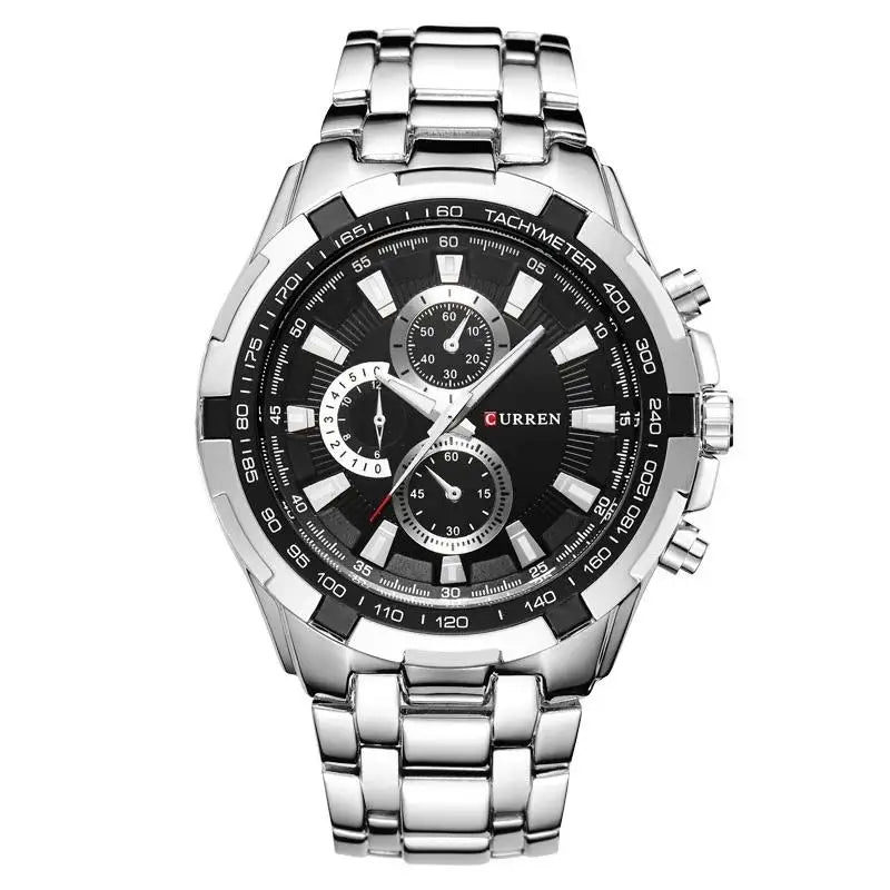CURREN 8023 Quartz Watch Men Waterproof Sport Military Watches Mens Business Stainless Steel Wristwatch Male Clock reloj hombre Beauty World Shop