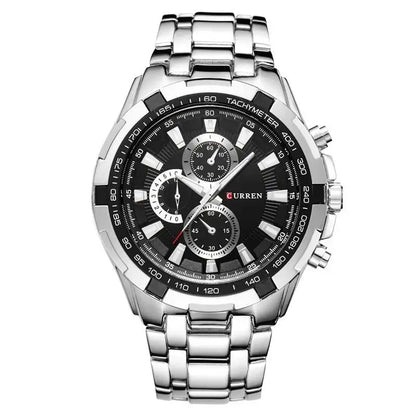 CURREN 8023 Quartz Watch Men Waterproof Sport Military Watches Mens Business Stainless Steel Wristwatch Male Clock reloj hombre Beauty World Shop