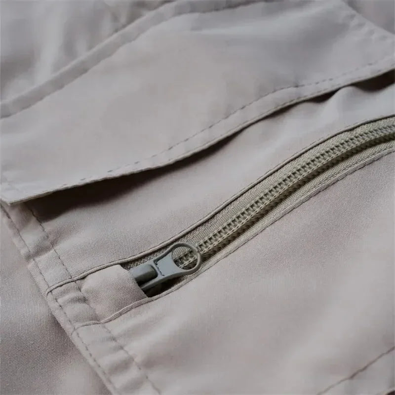 Outdoor shorts, bike shorts with elastic belts, baggy work shorts with multiple pockets, quick-drying printed sweatpants Beauty World Shop