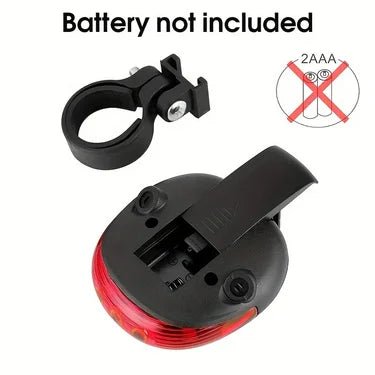 Bicycle Bike LED Lights 2 Lasers 5 LED Waterproof Cycling Taillight Safety Warning Taillight MTB Bike Rear Tail Lights Beauty World Shop
