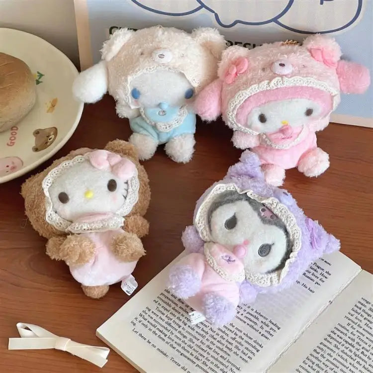 Kawai Latte Kuromi My Melody Cinnamoroll Nipple Baby 10Cm Plush Doll Pendant Ornaments Cute Gift Beauty World Shop