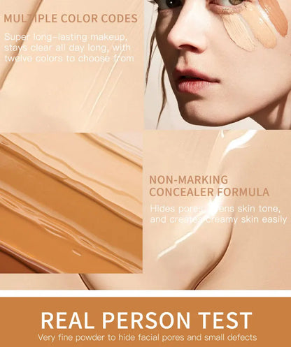 Liquid Foundation Effective Concealer Waterproof Sweat-resistant Makeup Professional Cosmetics Beauty World Shop