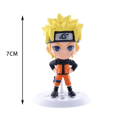 Hot 12pcs/set Anime Figure Naruto Shippuden Hinata Sasuke Itachi Kakashi Gaara Action Figure Q Version PVC Figures Toys Gift Beauty World Shop