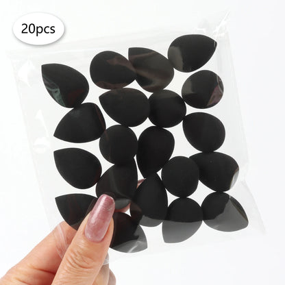 20 件装 Mini Finger Puff Beauty Cosmetic Foundation Cosmetic Sponge Makeup Blender Suitable for Cream & Powder Concealer Beauty World Shop