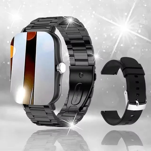 1.83'' Waterproof Smart Watch with Message Answer Call Sleep Monitoring Sports Pedometer Information Alerts For iPhone Android Beauty World Shop