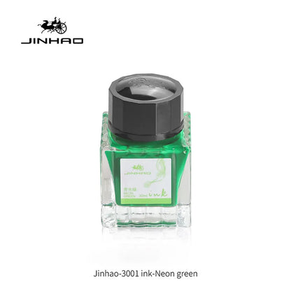 JINHAO 30ml Fountain Pen Ink Non-carbon Cartridge Refill Glass Bottled Fountain Pen Ink Stationery Office School Supplies Beauty World Shop