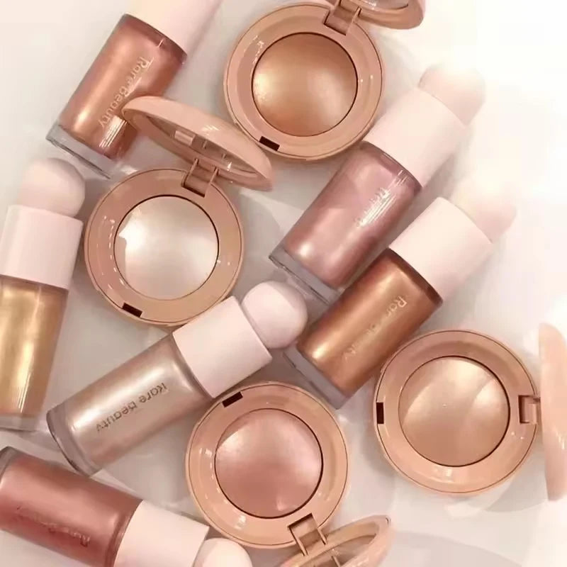 Rare Beauty Light Silky Touch Highlighter Soft Pinch Liquid Blusher Positive Light Lqiuid Luminizer Lasting Oil Control Makeup Beauty World Shop