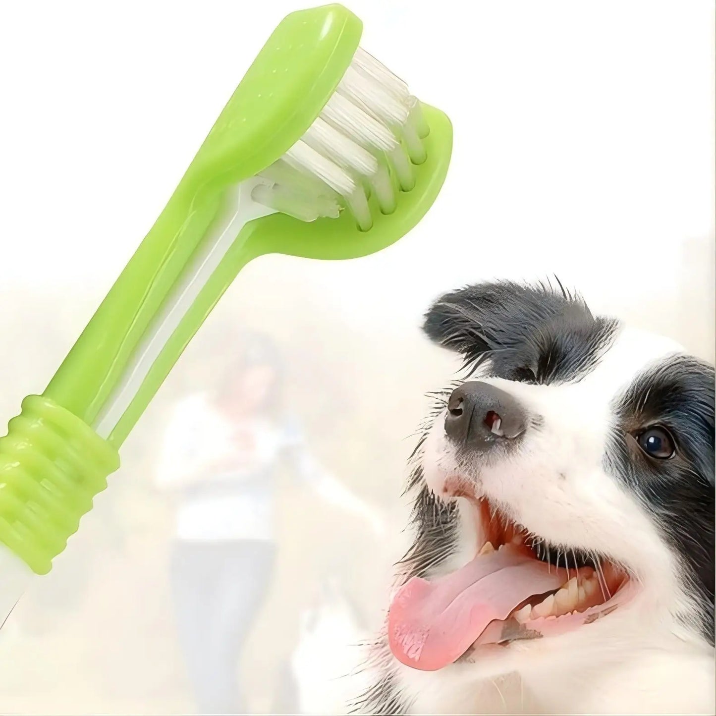 1Pc Pet Toothbrush Dog Cleaning Mouth Toothbrush Three Sided Multiangle Cleaning Tartar Teeth Health Care Tool Pet Supplies Beauty World Shop