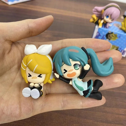 Anime Figure Hatsune Miku Kagamine Rin Kagamine Len Megurine Luka Collection Ornaments Blind Box Toys Children Gifts Beauty World Shop